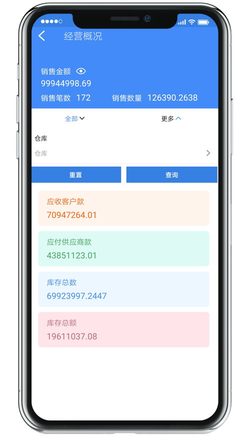 金蝶KIS移动伴侣V6.0功能讲解-报表经营概况设置